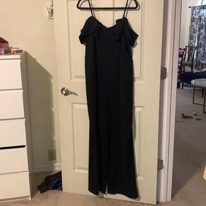 Madison black wide leg jumpsuit, size XL